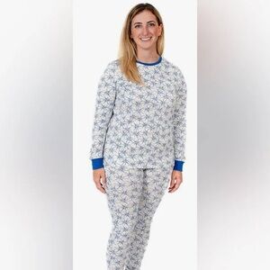 Burts Bees Snowflake Patterned Pajama Set